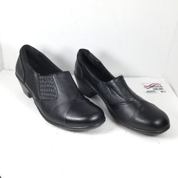 Air Flex Round Toe Clogs Loafers Black Size 11 Wide - Picture 1 of 9